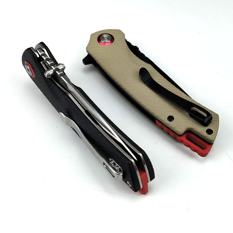 The Lizard Skin: Titanium-Tough G10 Handle Pocket Folding Knife