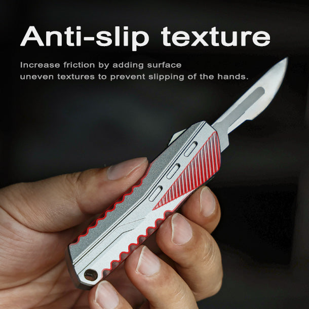 SwiftMamba | Quick-Deploy EDC Utility Knife – CNC Machined Scalpel Folder