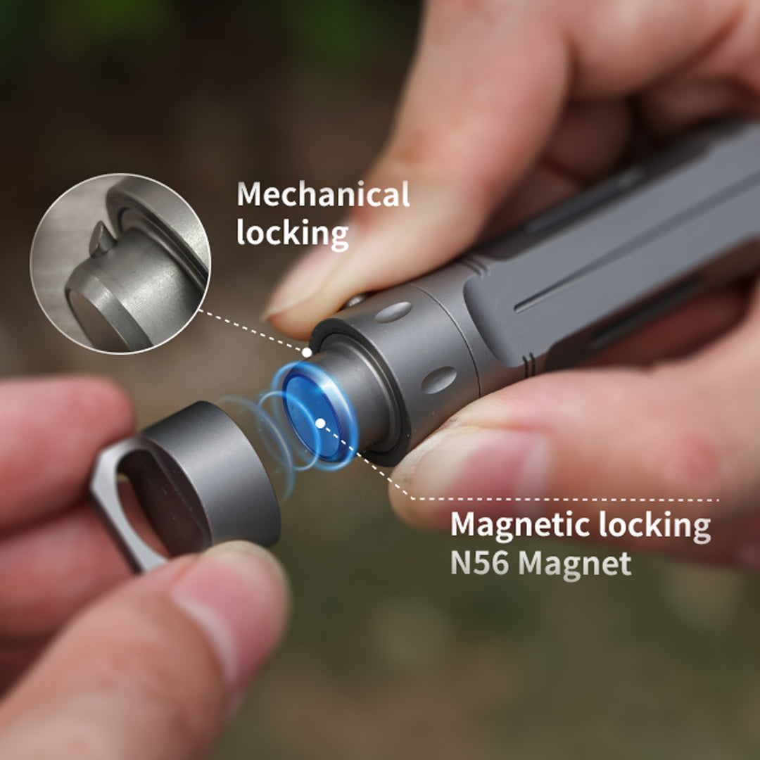 Vaultik - Magnetic Quick-Release Titanium EDC Capsule