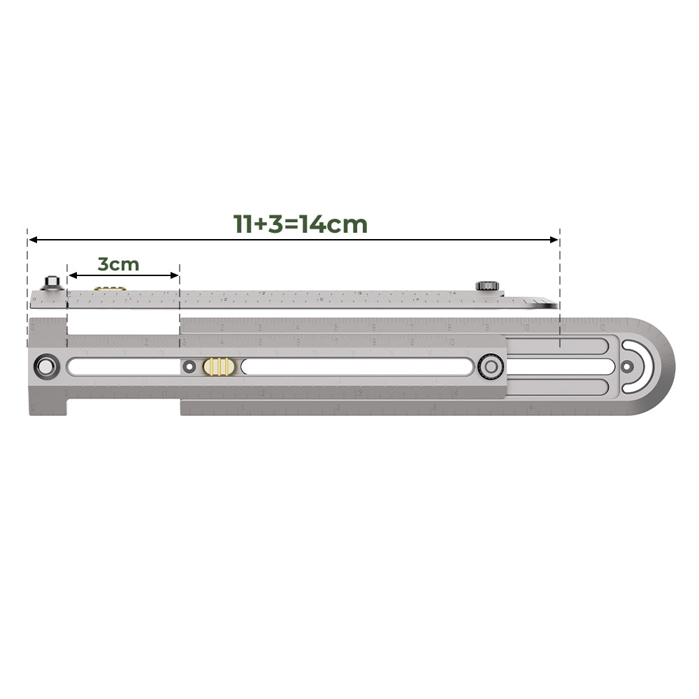 AllPro Ruler G2|Titanium EDC Measuring Tool That Does It All