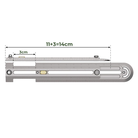AllPro Ruler G2|Titanium EDC Measuring Tool That Does It All