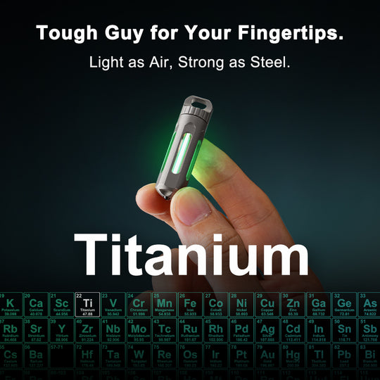 NoxTi - The Tritium Keychain—Carry the Glow. Own the Night