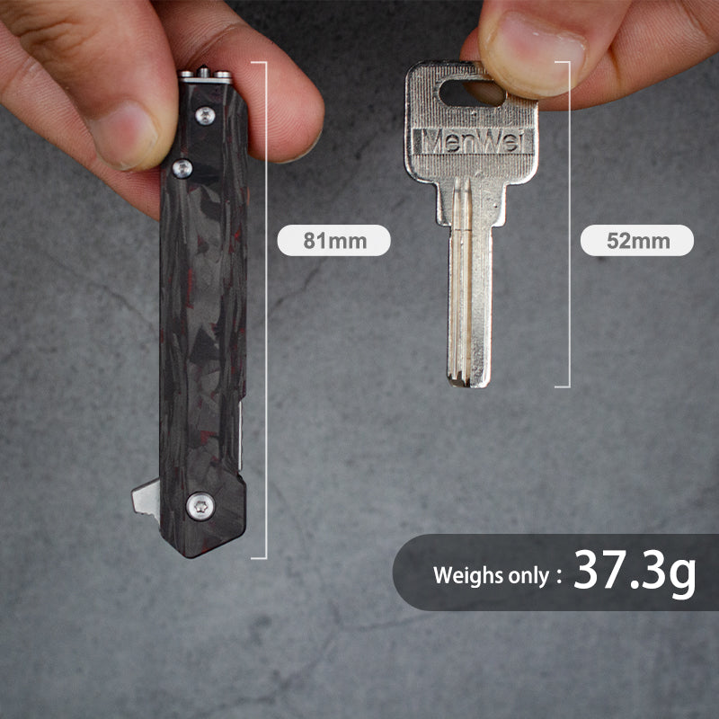 The SerpBlade: Titanium Pocket Utility Folding Scalpel Knife