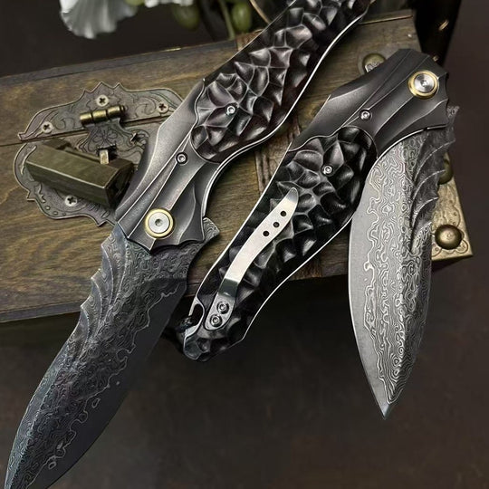 Devil's Soul | VG10 Damascus Steel Forged Knife