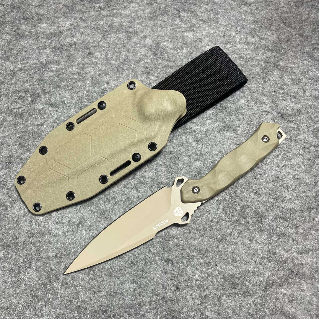 Hydra |  Tactical Fixed Blade Survival Knife with Kydex Sheath
