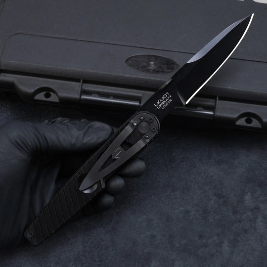 Suit Thug Folding Knife - N690 Steel | Aluminum Handle