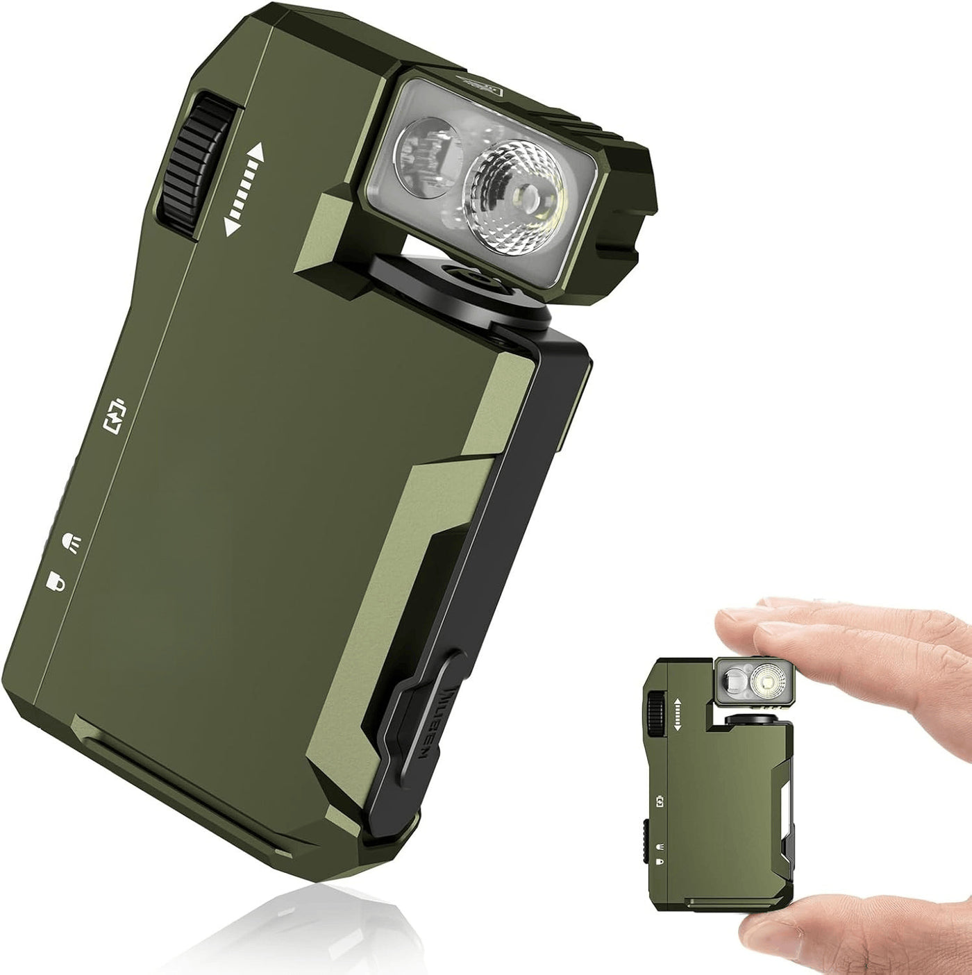 G5 EDC Flashlight - Magnetic Rechargeable 400 Lumens 7 Colors Pocket Sun