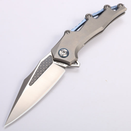 ShadowRidge M390 – Carbon Fiber Titanium Folding Knife