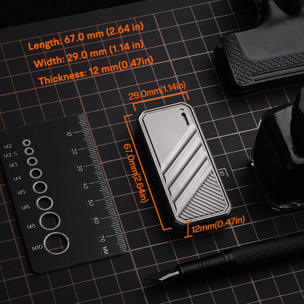 DeckShiv - A Magnetic Fidget Slider Utility Knife