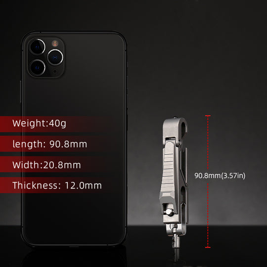 K-Smart 4.0 - Titanium Quick-Release Keychain Reinvented