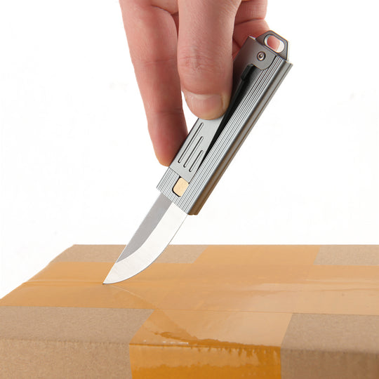 Gravity Flick – Tactical D2 Steel EDC Knife with Aluminum Handle