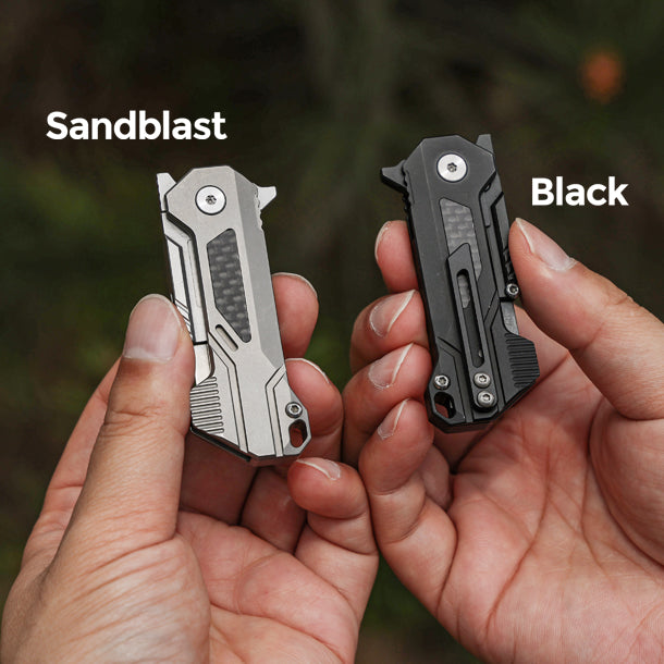 The WindSlice - Mini EDC Titanium Folding Utility Knife