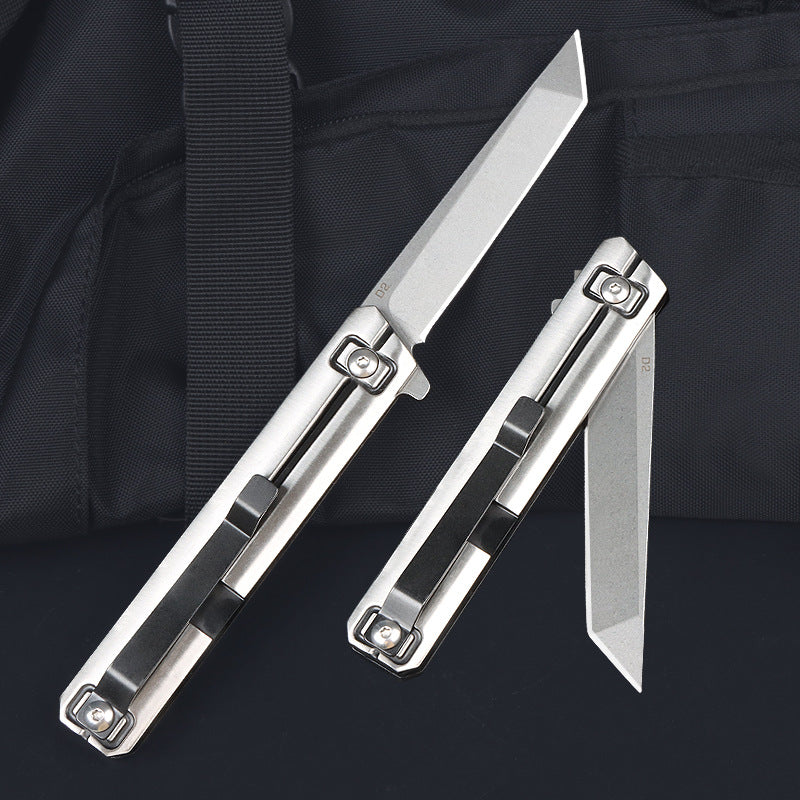 EDC Blade: Mountain-Strong 3CR13 Full-Steel Tactical Knife