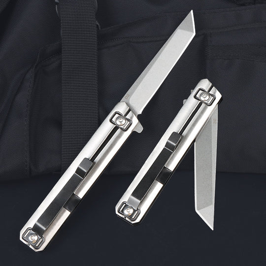 EDC Blade: Mountain-Strong 3CR13 Full-Steel Tactical Knife