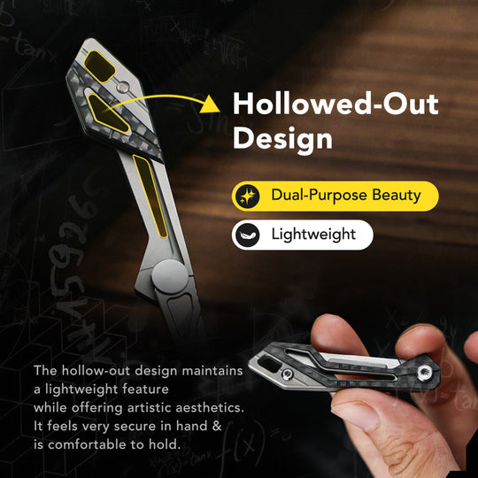 KeyKnife: Mini Titanium & Carbon Fiber EDC Scalpel