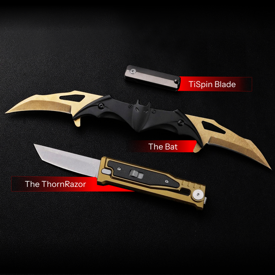 Triple Threat Blade Pack – Gravity Meets Fun: Two Premium Knives + One FREE!