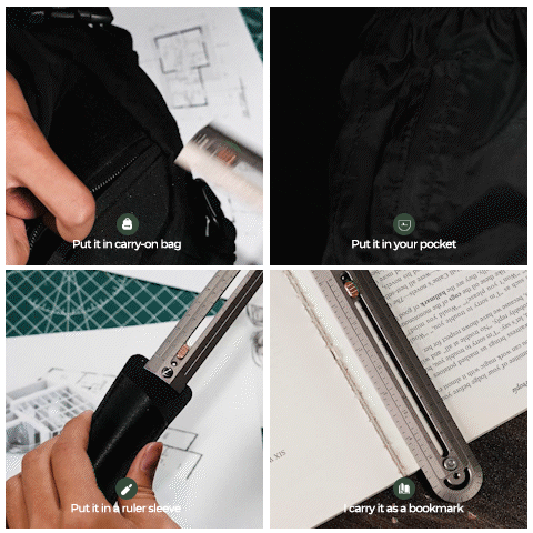 AllPro Ruler G2|Titanium EDC Measuring Tool That Does It All