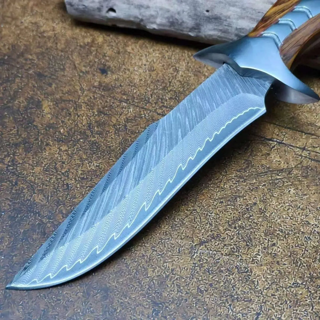 ZenGuard- Damascus Ironwood Chef Knife