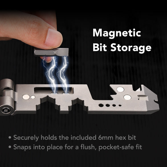 AceStand 2.0 - The Magnetic All-in-1 Titanium EDC Phone Stand
