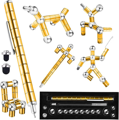 Magnetic Metal Fidget Pen-Deformable Stress Multifunctional Various of Shapes