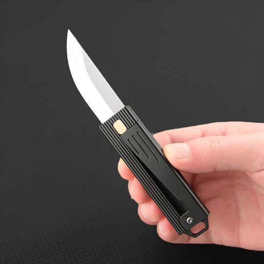 Gravity Flick – Tactical D2 Steel EDC Knife with Aluminum Handle