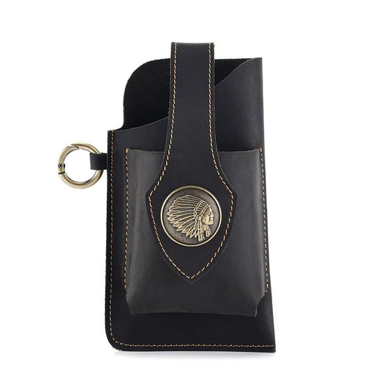 ADD ONS: Leather Tactical Sport Phone Bag with Keychain