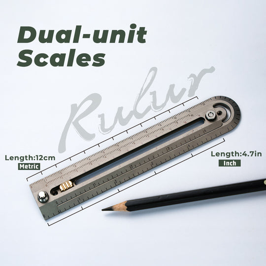 AllPro Ruler G2|Titanium EDC Measuring Tool That Does It All