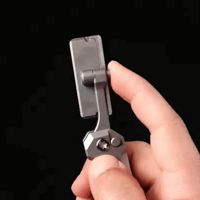 FoldRazor: A Titanium Folding Razor Inspired by EDC Tool