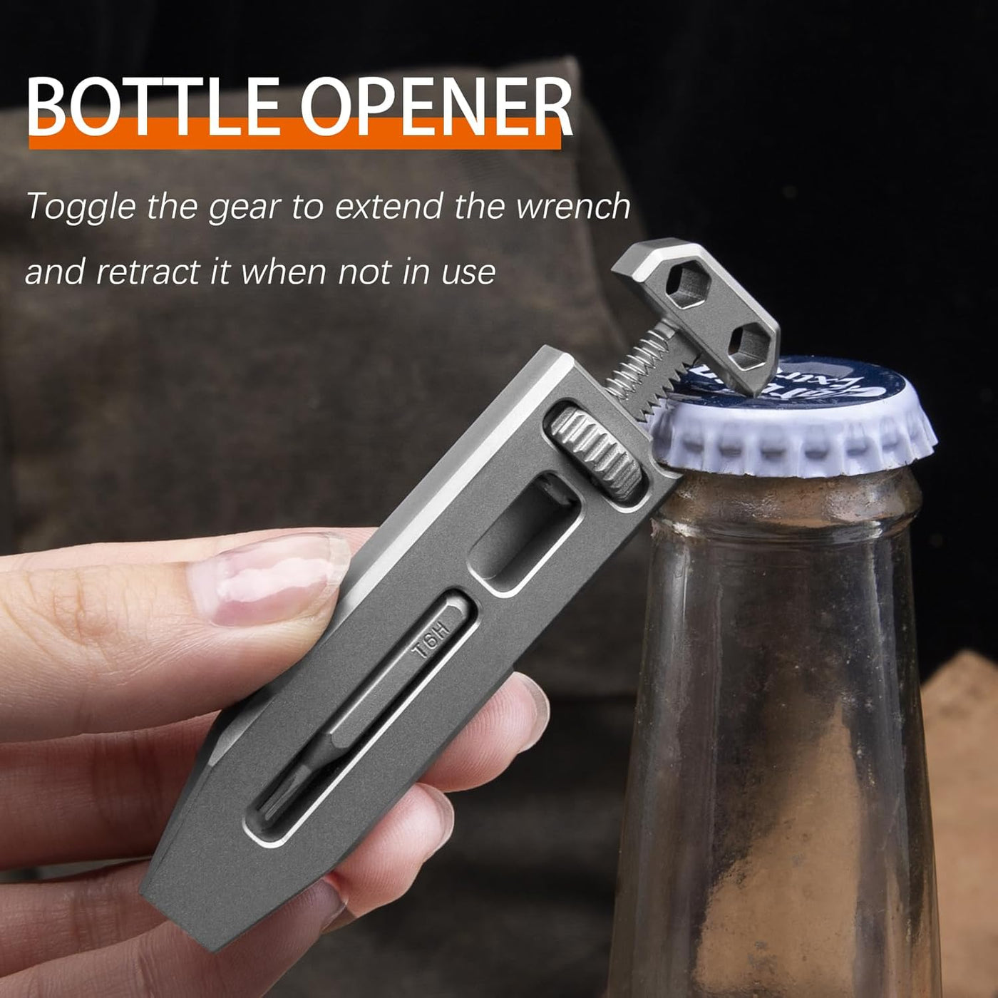 The Alix : 4 in 1 Titanium Multitool Pry Bar