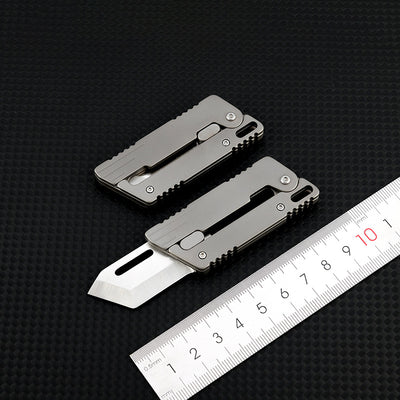 The Flick Ninja: Titanium Alloy Mini Knife with Unique Opening