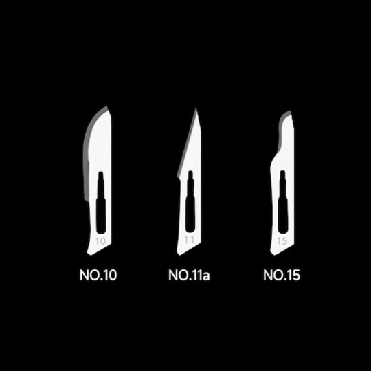 ADD-ONS: #10, #11a & #15 Replacement Scalpel Blades for KeyKnife(100 pcs)
