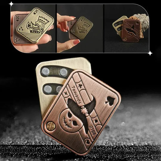 Poker Slide — Magnetic Poker-Inspired EDC Slider for Stress Relief and Everyday Focus