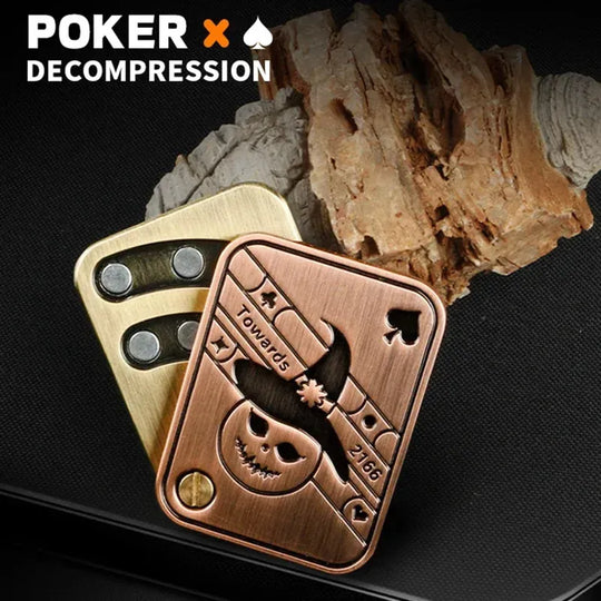 Poker Slide — Magnetic Poker-Inspired EDC Slider for Stress Relief and Everyday Focus