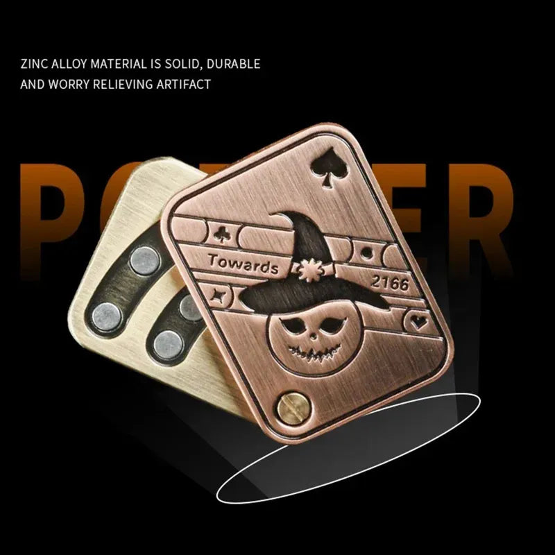 Poker Slide — Magnetic Poker-Inspired EDC Slider for Stress Relief and Everyday Focus