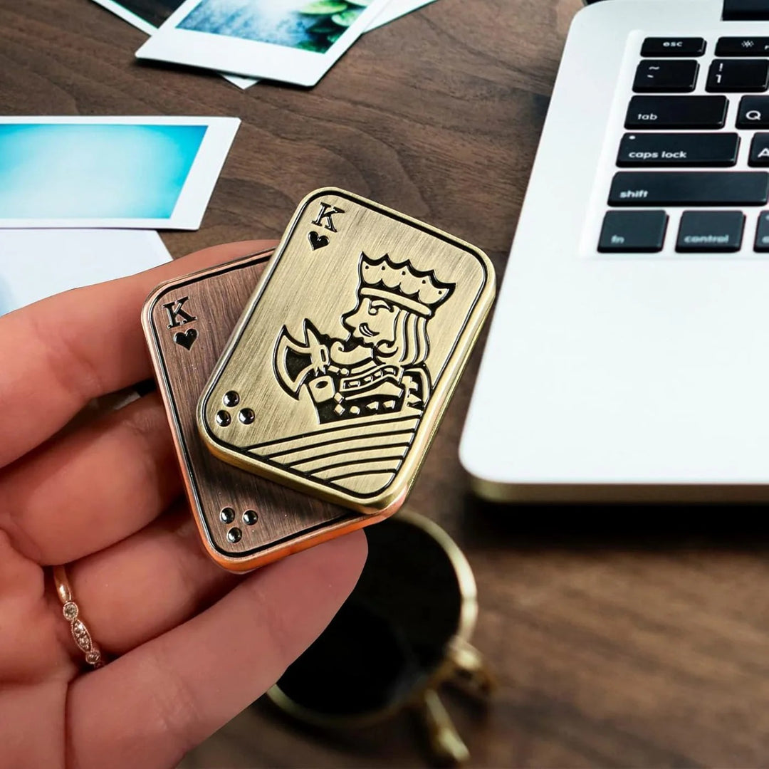 Poker Slide — Magnetic Poker-Inspired EDC Slider for Stress Relief and Everyday Focus