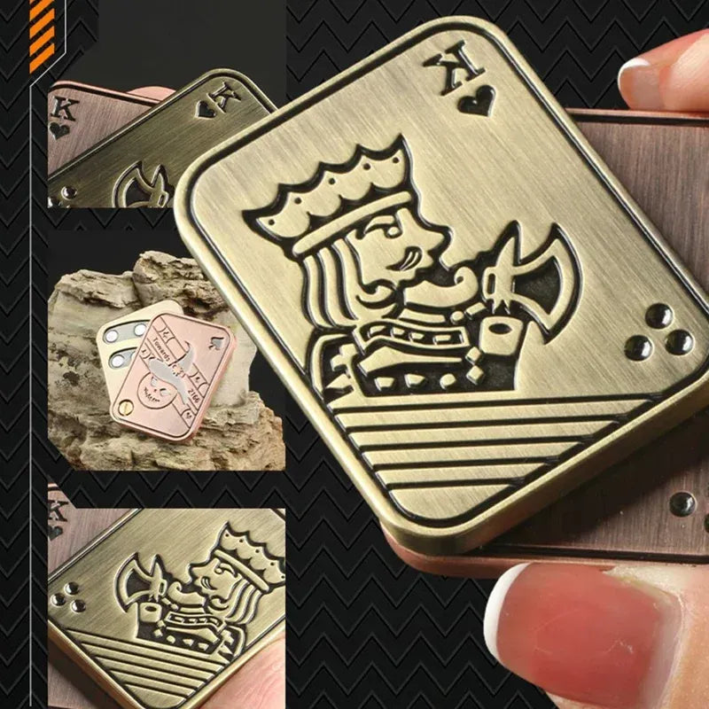 Poker Slide — Magnetic Poker-Inspired EDC Slider for Stress Relief and Everyday Focus