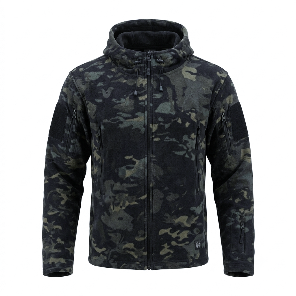 Slipstream – Wind-Resistant Fleece Hooded Jacket For Outdoor Sports & Everyday Layering
