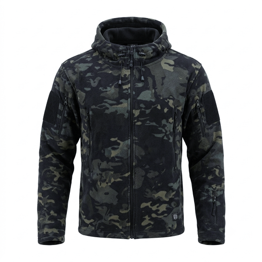 Slipstream – Wind-Resistant Fleece Hooded Jacket For Outdoor Sports & Everyday Layering