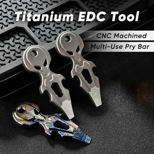 Titalien Alien – Titanium EDC Multi-Tool Pry Bar