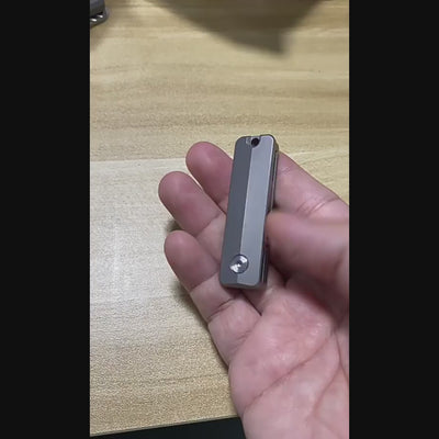 TiSpin Blade — Titanium Magnetic Fidget Utility Knife