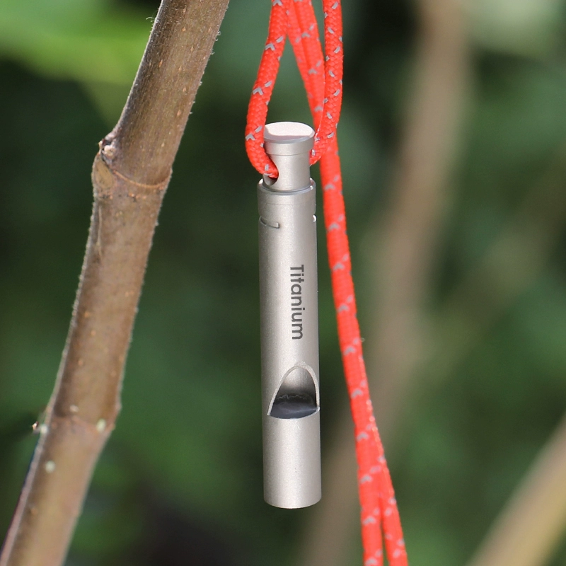 ADD-ONS: Pure Titanium Survival Whistle