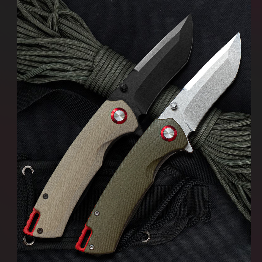 The Lizard Skin: Titanium-Tough G10 Handle Pocket Folding Knife