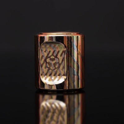 SpinCore-Titanium Fidget Pendant – Precision Spinner, EDC Necklace & Stress Reliever