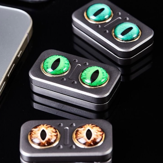 Owl Fidget Coin – 360° Magnetic Spinner