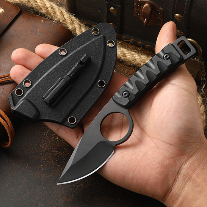 The Velto:Mini Multi-Tool Neck Knife with Whistle & Fire Starter