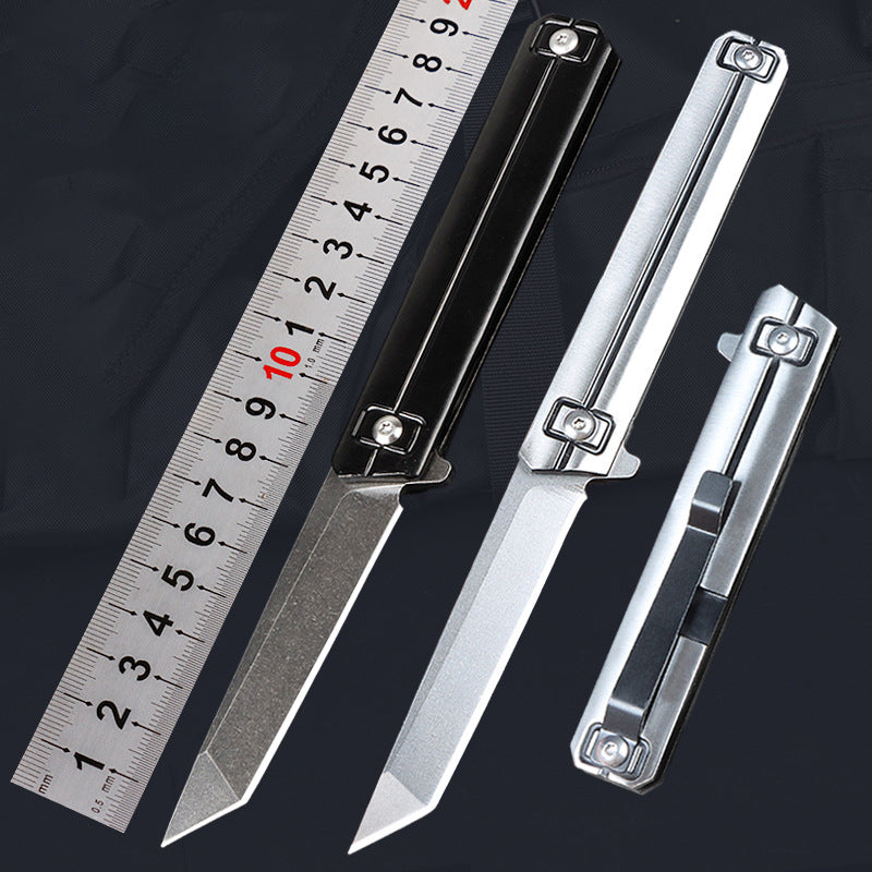 EDC Blade: Mountain-Strong 3CR13 Full-Steel Tactical Knife