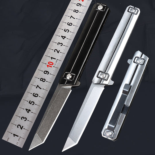 EDC Blade: Mountain-Strong 3CR13 Full-Steel Tactical Knife
